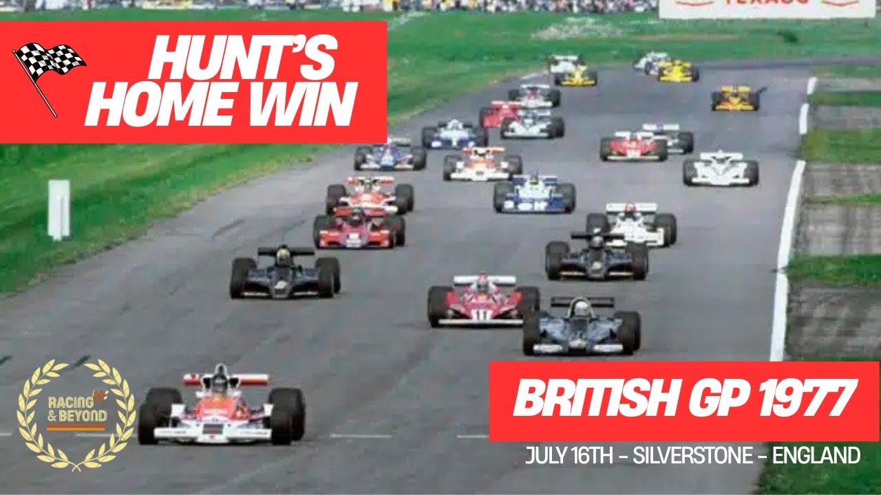 Formula 1 1977 British GP - Hunt's Heroic Home Win - F1 Highlights
