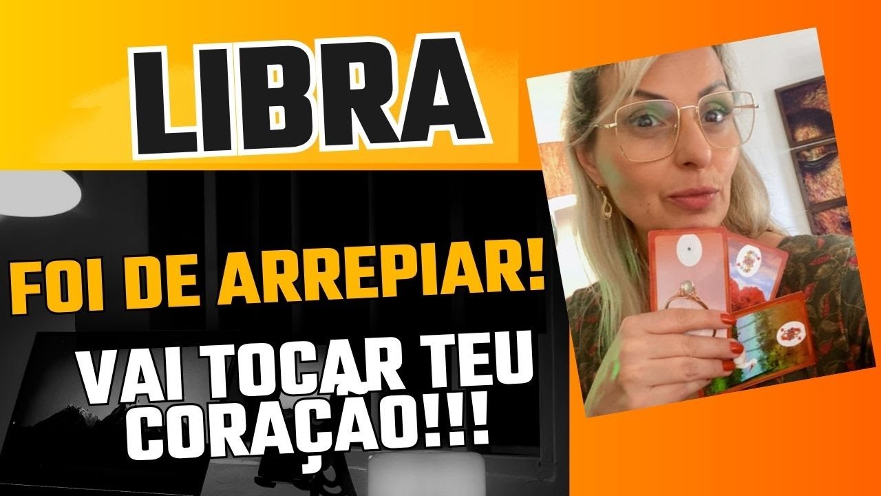 LIBRA ♎️ Arrepiei com esta leitura! Vai tocar fundo no seu coração!