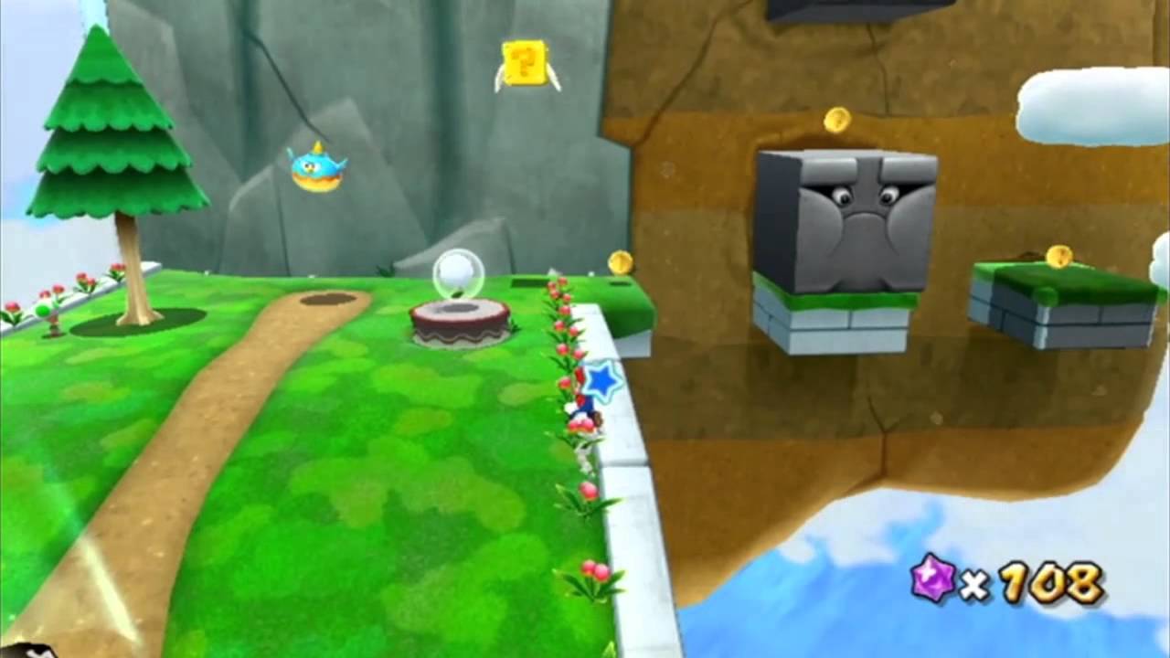 Super Mario Galaxy 2 - Monde 1 - Terrasse des Rigolonimbus : La disparition du capitaine