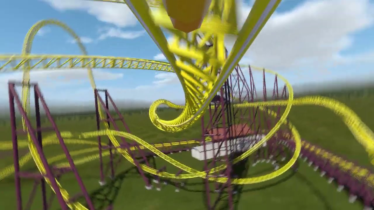 Intamin Suspended Catapult Coaster - Preview POV - NoLimits 2 Roller Coaster Simulator