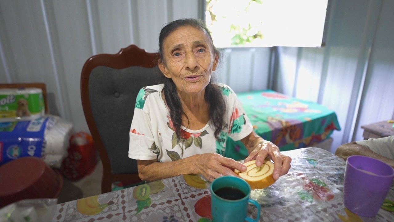 Madrugamos donde la abuela Elba antes del accidente