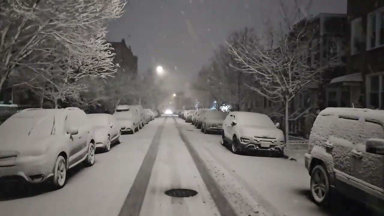 February 22, 2026 Blizzard Begins Pt2 In Flatbush 