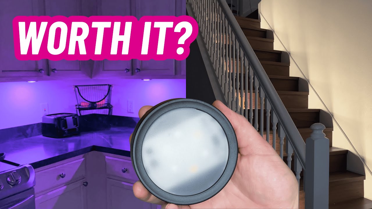 Tedmos LED Puck Lights &ndash; USB Rechargeable, Remote Control & Magnetic for an Easy Home Glow-Up!