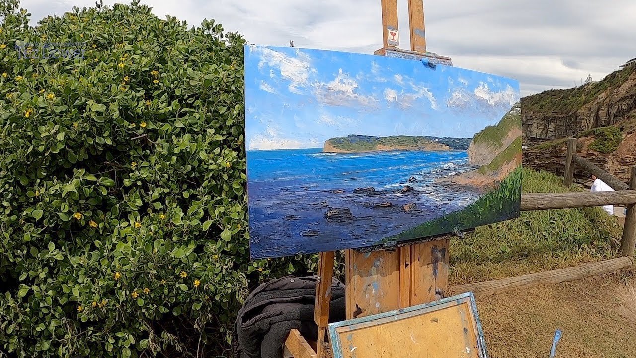 Plein Air Painting - The Australian Coast In Oils