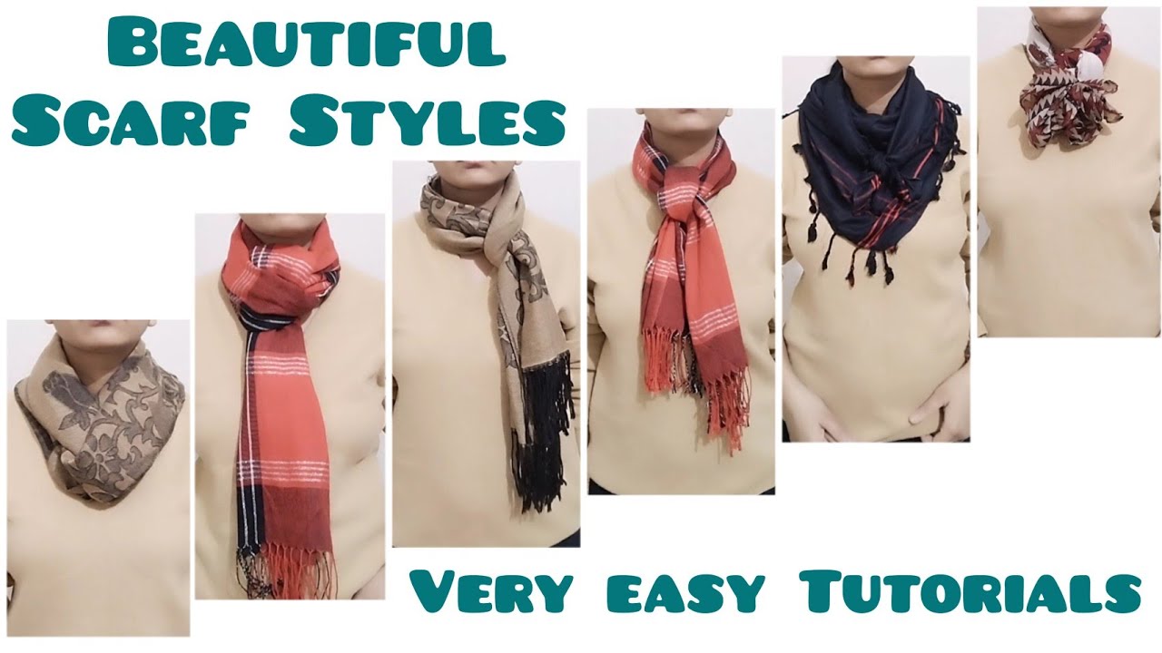 7 Decent Scarf Style Looks for You. How to Tie a Scarf Around Your Neck.
