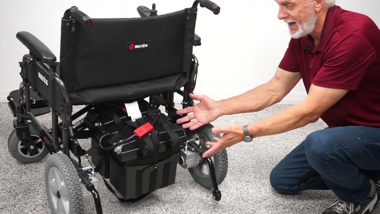 @meritshealth  P182 - Heavy Duty Fold Up Power Chair - Review