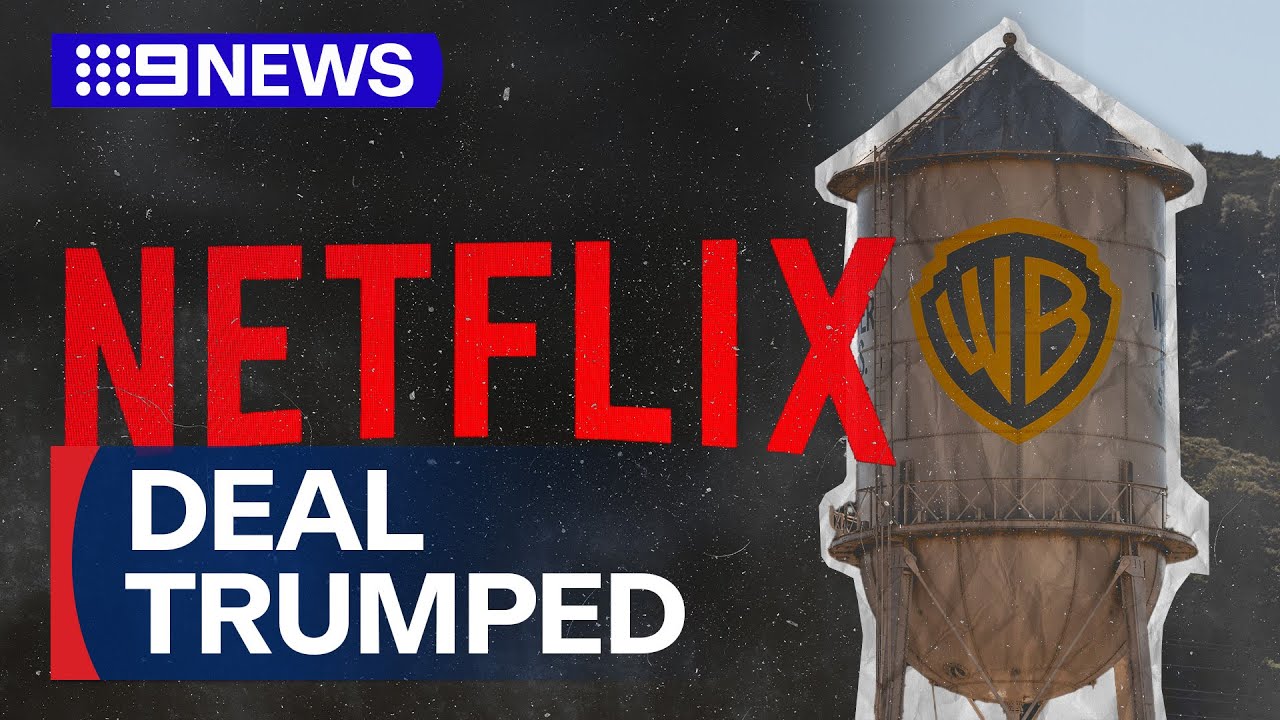 Netflix bids for Warner Bros and HBO Max | 9 News Australia