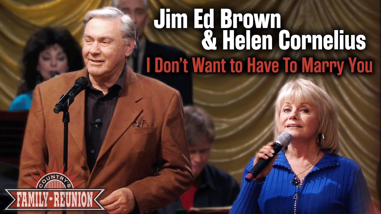 Jim Ed Brown & Helen Cornelius sing 