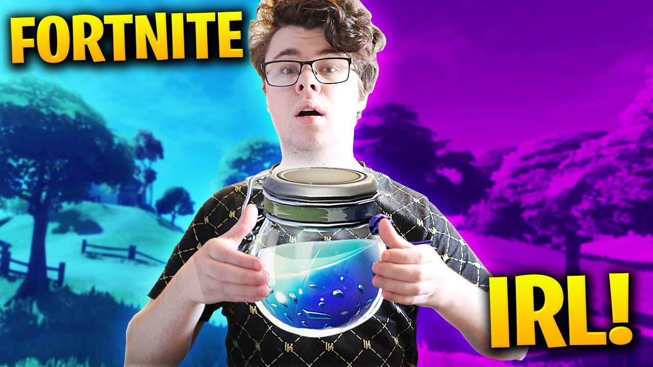 DRINKING FORTNITE ITEMS IRL! (Fortnite Drinking CHALLENGE)