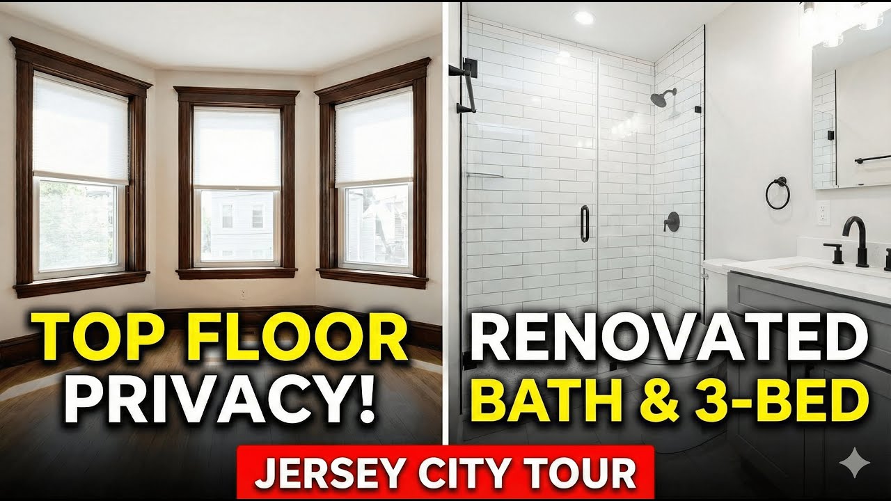 Tour 379 Union St: Renovated 3-Bed Jersey City Apartment (Top Floor!)