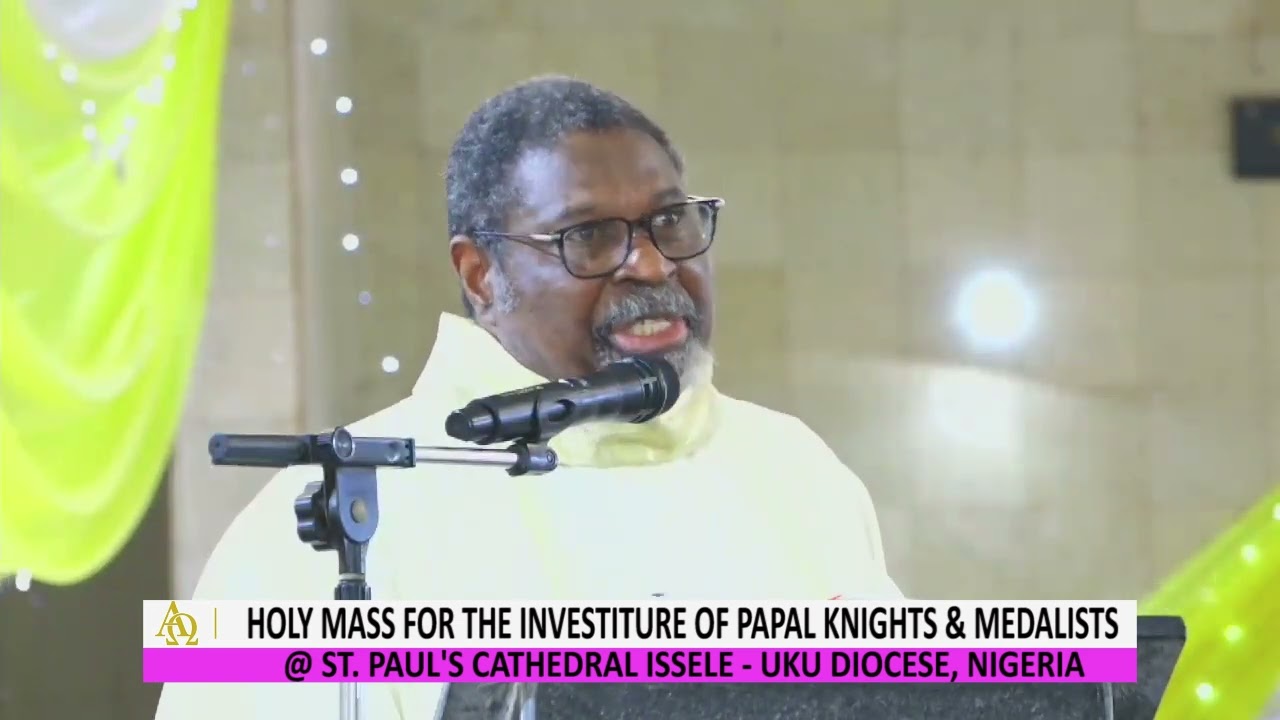 INVESTITURE OF PAPAL KNIGHTS & MEDALISTS