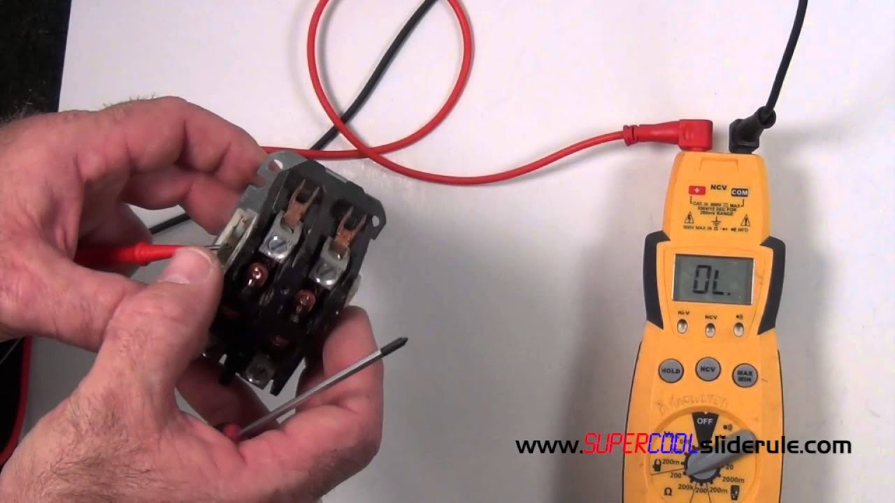 How to properly test a contactor