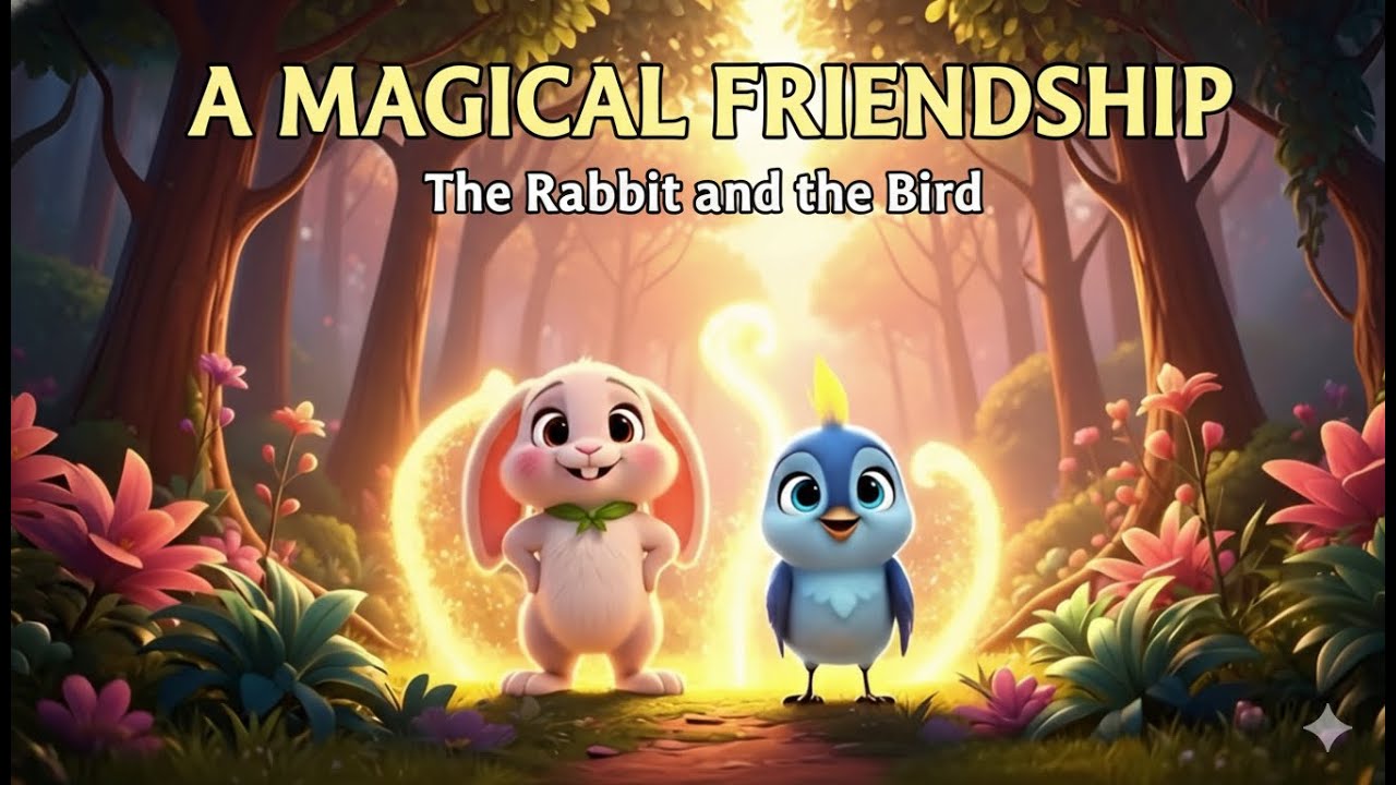 When a Rabbit Meets a Bird  An Adorable Tale of Friendship
