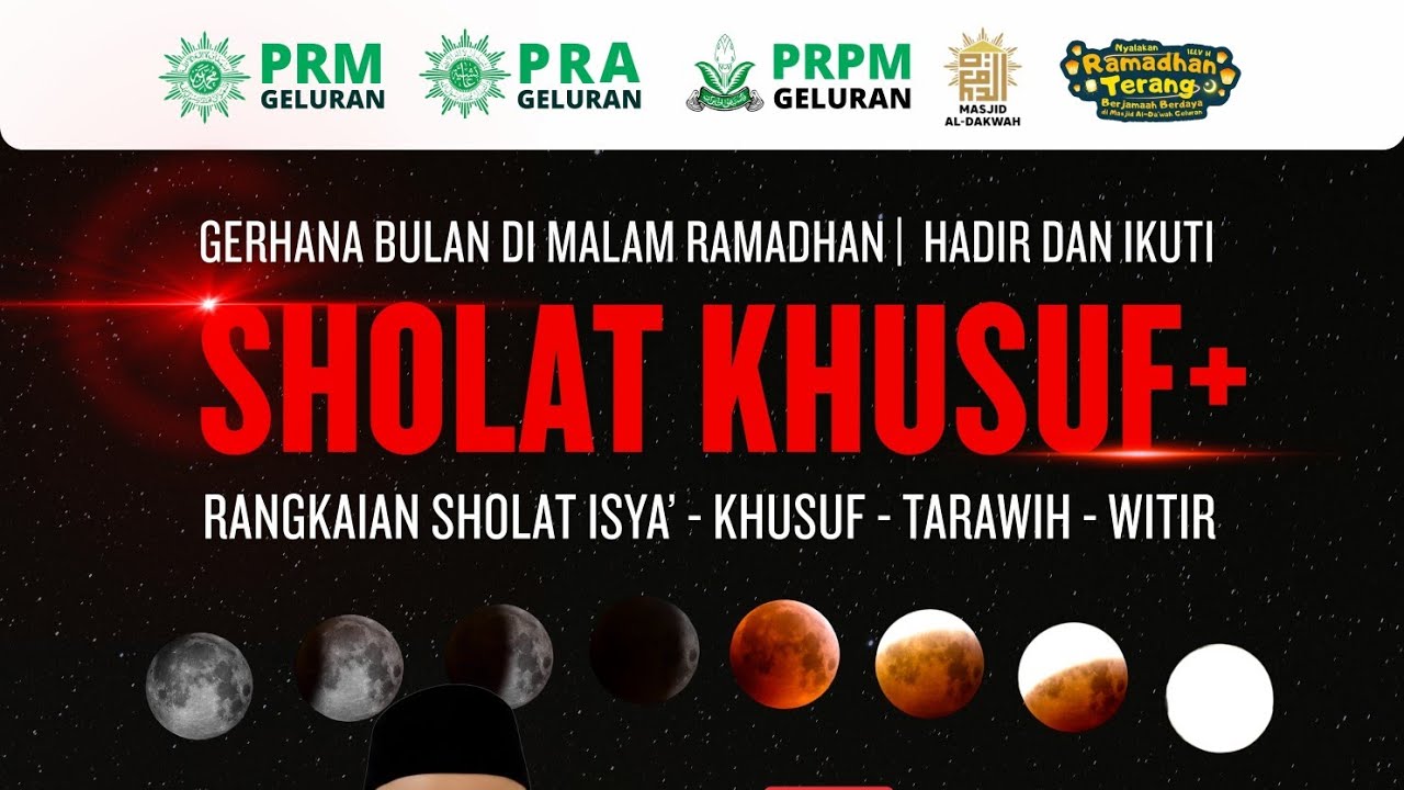 Live Sholat Gerhana Bulan Malam Ini | 3 Maret 2026