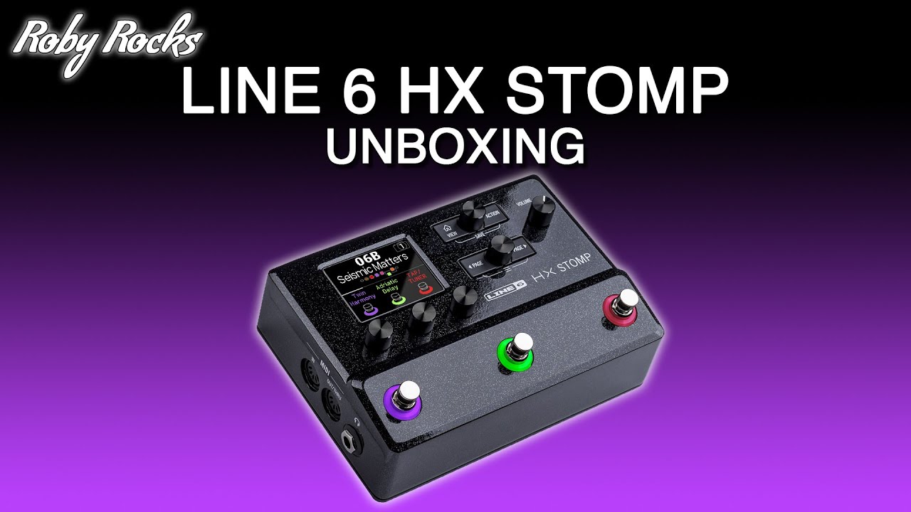 LINE6 HX STOMP - UNBOXING (ITA)