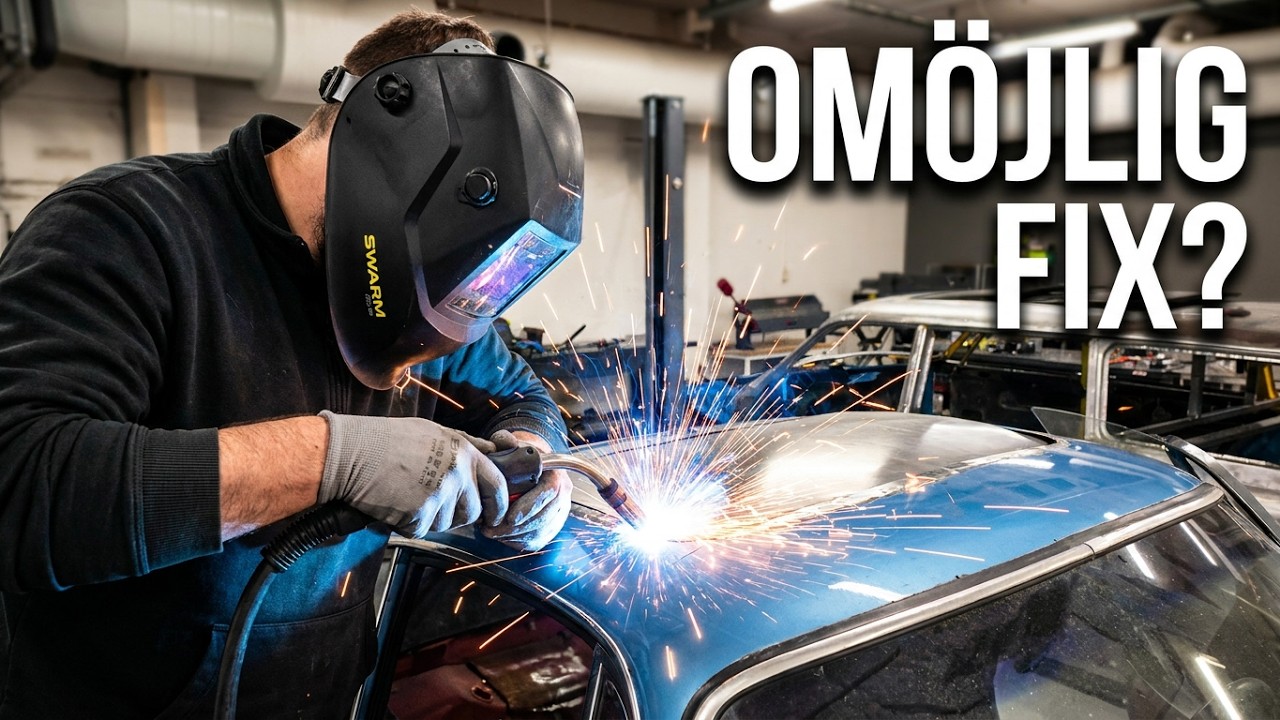 THOMAS FIXAR ETT VOLVO P1800 TAK | VISAR SIN JÄNKAR GÖMMA!