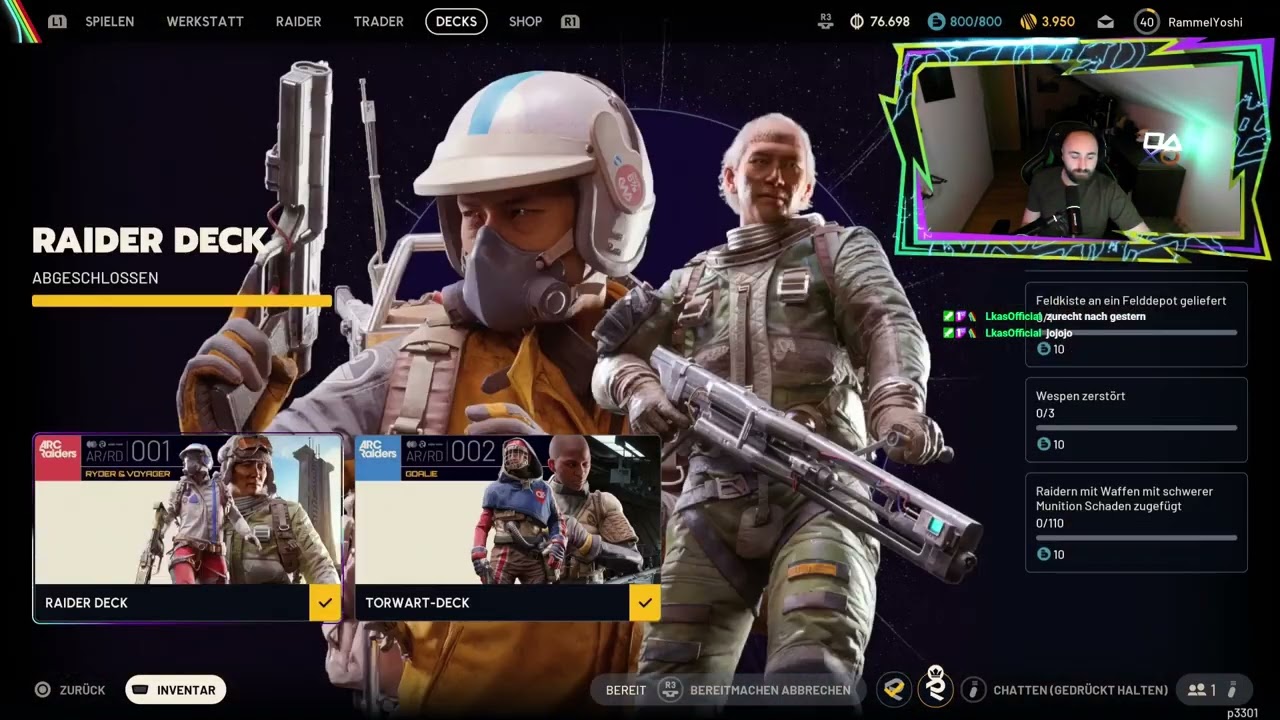 ARC Raiders Grind geht weiter ⟪Uncut Stream⟫