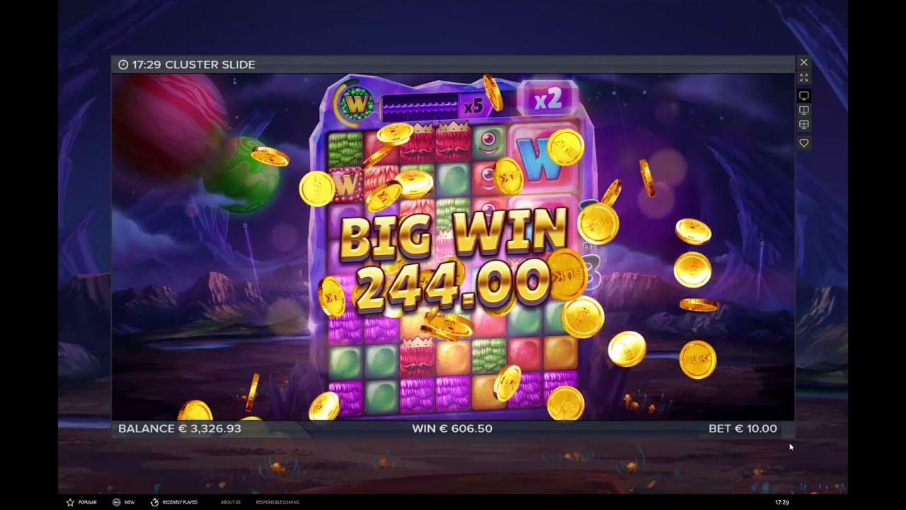 Big Bonus Win Cluster Slide
