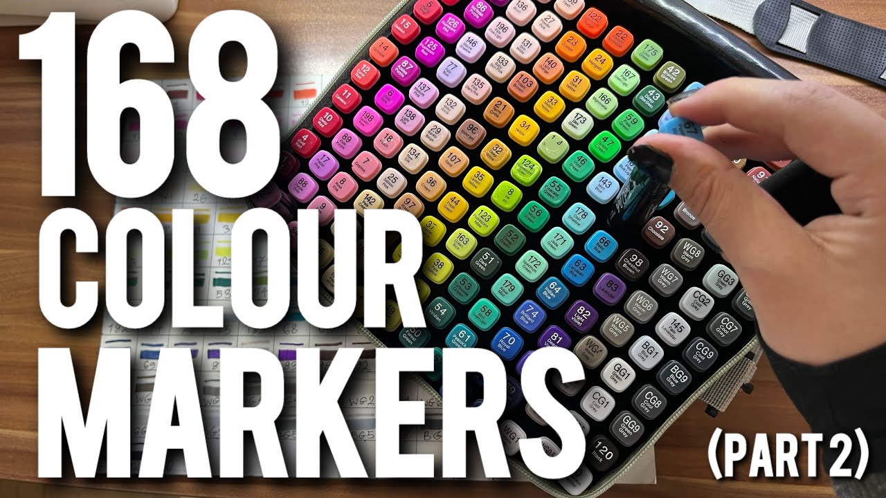 Still Organizing 168 Markers… It Never Ends!👀 (part 2)