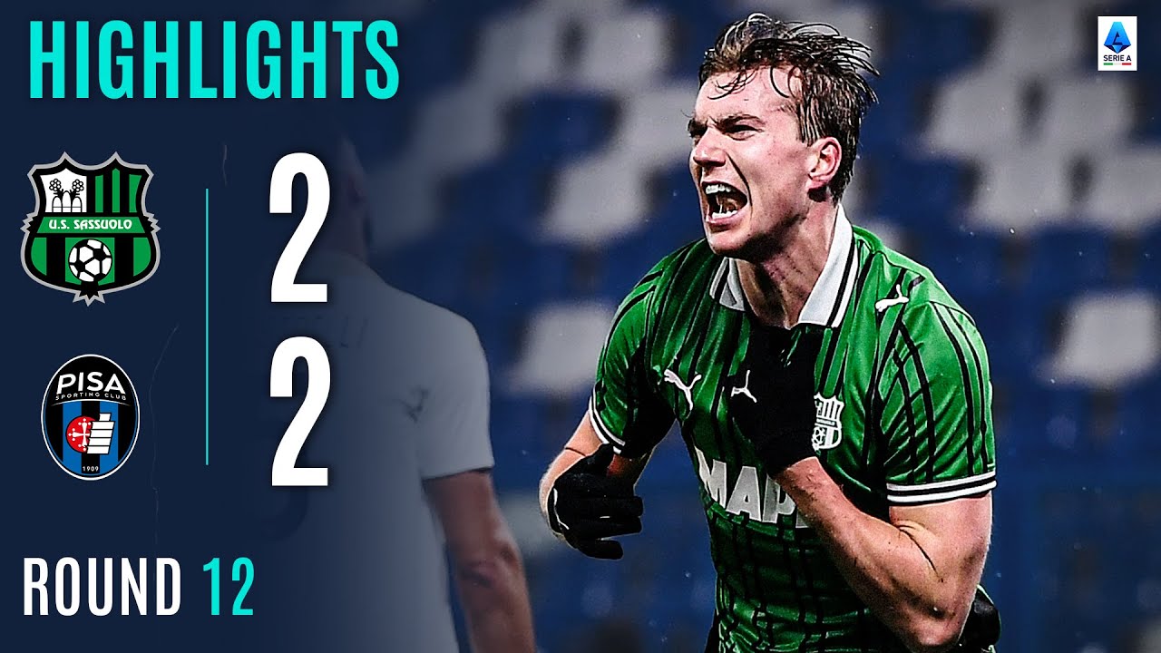 SASSUOLO-PISA 2-2 | HIGHLIGHTS | Thorstvedt&rsquo;s Late Equaliser Rescues Sassuolo | Serie A 2025/26