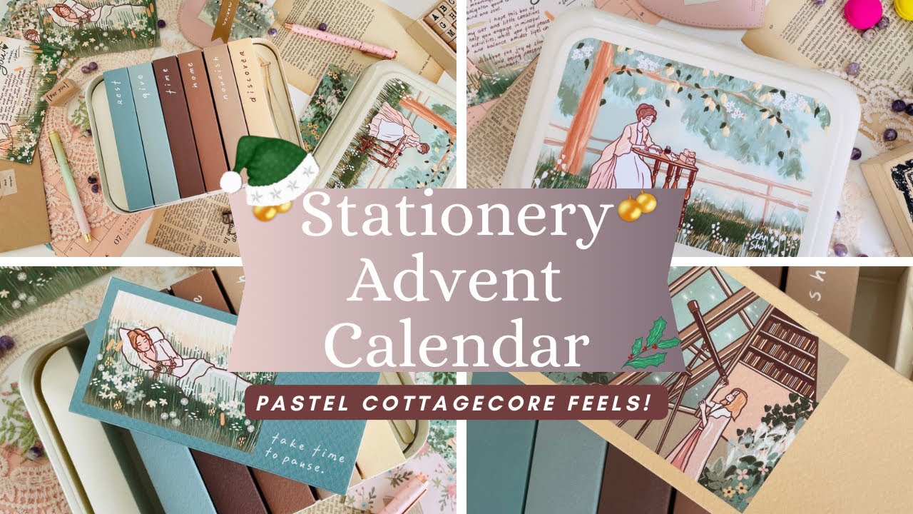 2023 Stationery Advent Calendar | Pastel Cottagecore Feels!!! Lehn Shih (Mummywanderoo)