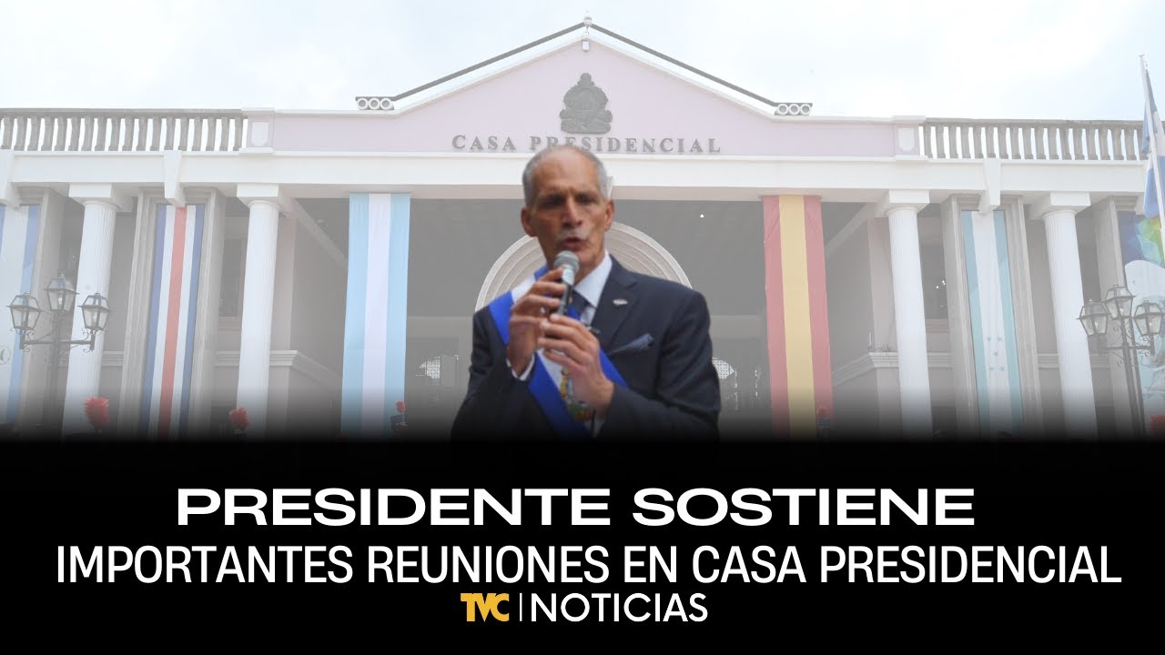 Presidente Nasry Asfura sostiene importantes reuniones en Casa Presidencial