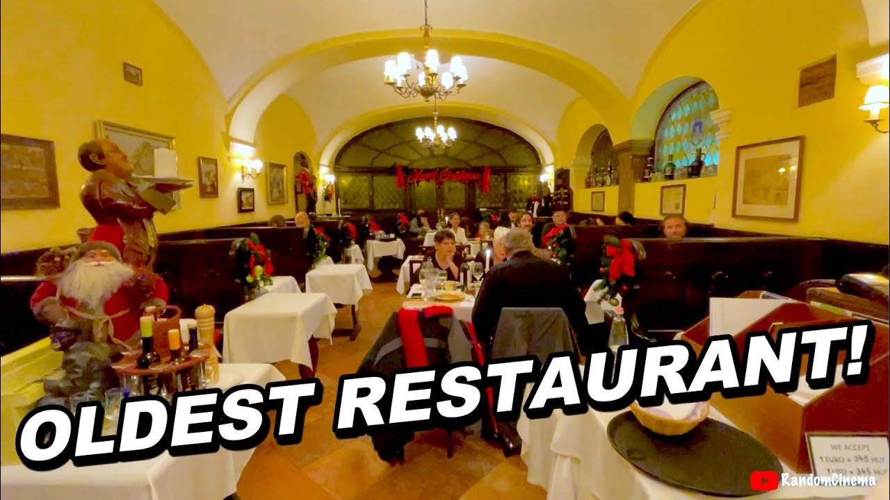 Eating At The Oldest Restuarant In Budapest!