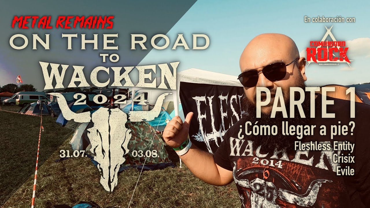 W:O:A 2024 Parte 1: ¡De vuelta en WACKEN! Crisix, Evile, Fleshless Entity [Metal VLOG]