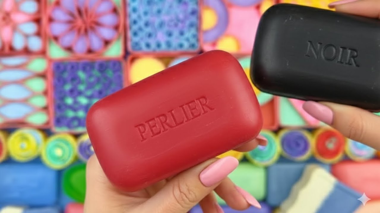 Soap crushing 🥰 satisfaction asmr soap cutting relaxing asmr 💝 glitter 🪩 soap sleeping asmr