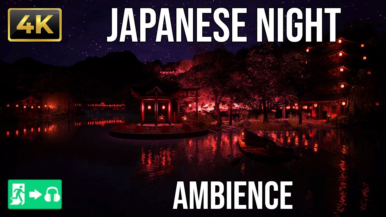 10 Hours of Ambient Japanese Instrument Sounds | Relaxation & Meditation | 4K