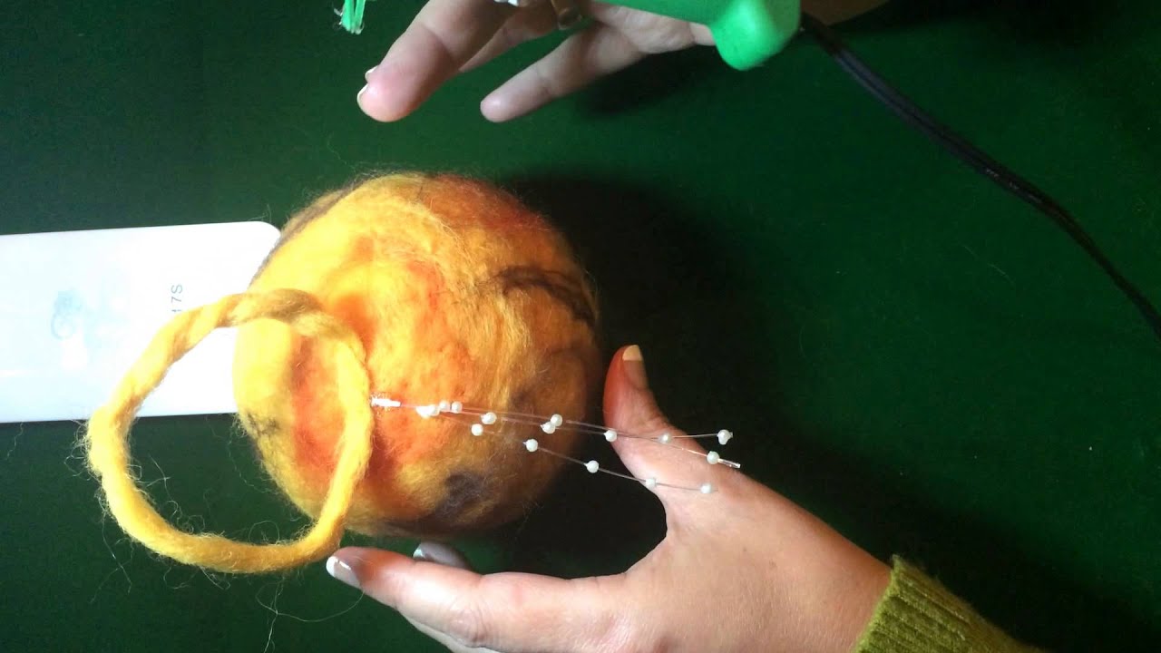 Esfera con Vellón Navideña