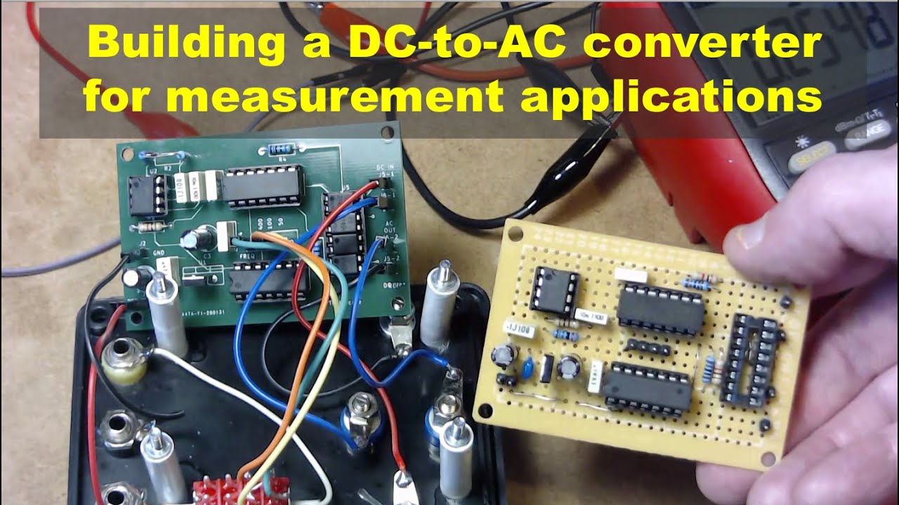 Building a DC-to-AC converter for measurement applications