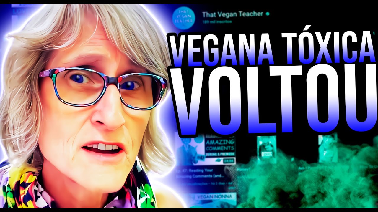A professora vegana atacou a rainha...