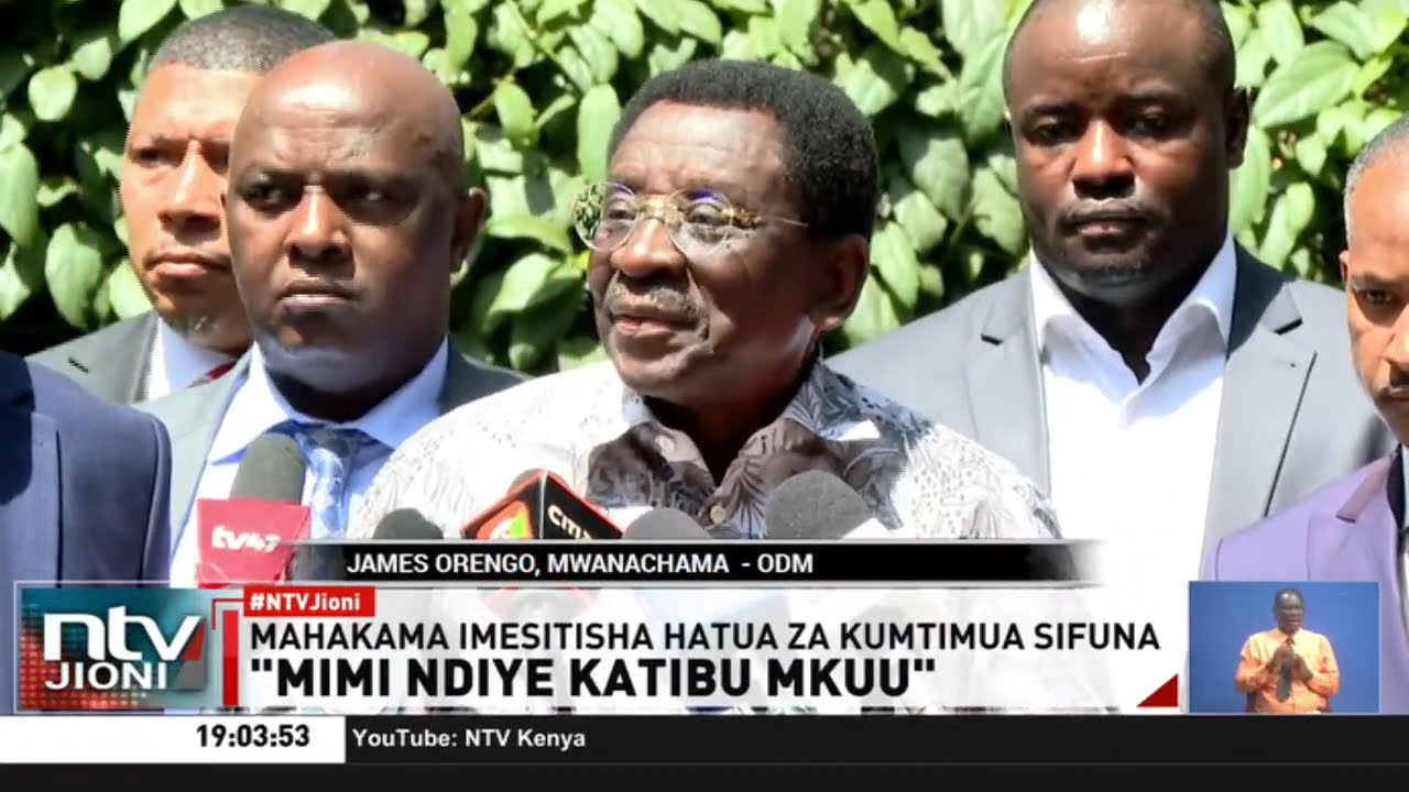 Mahakama yasitisha njama ya ODMa kumtimua katibu mkuu Edwin Sifuna afisini