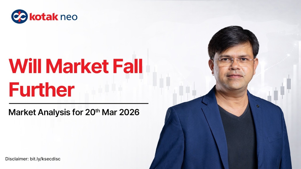 🔴 [Live] - Market Analysis | Will Market Fall Further ? | 20th Mar | Kotak Neo
