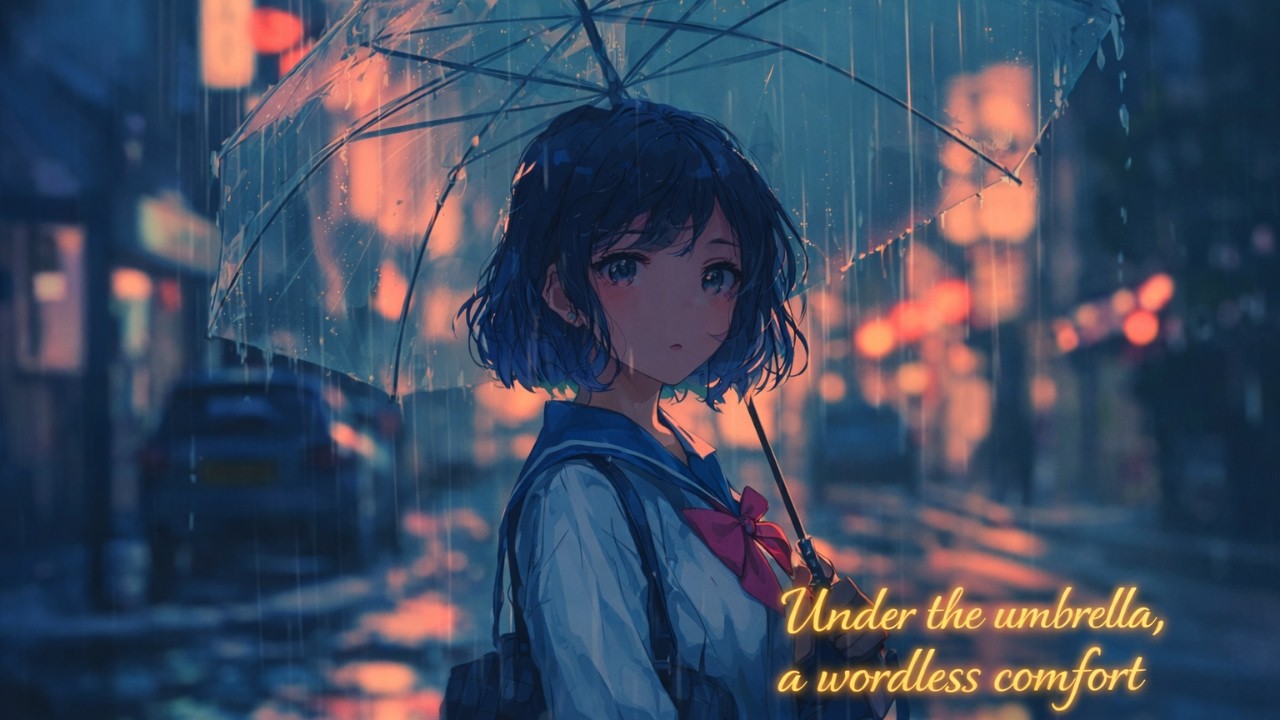 Relax - Under the umbrella, a wordless comfort