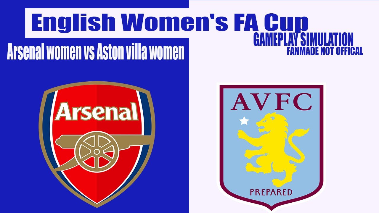 Arsenal (W) vs Aston Villa (W) | Women’s FA Cup | Gameplay Simulation