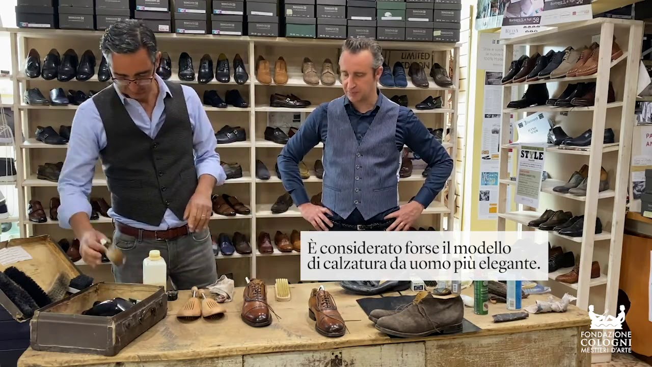 La cura delle scarpe | Materiale + Come fare + Trucchi | Video-tutorial - Fondazione Cologni