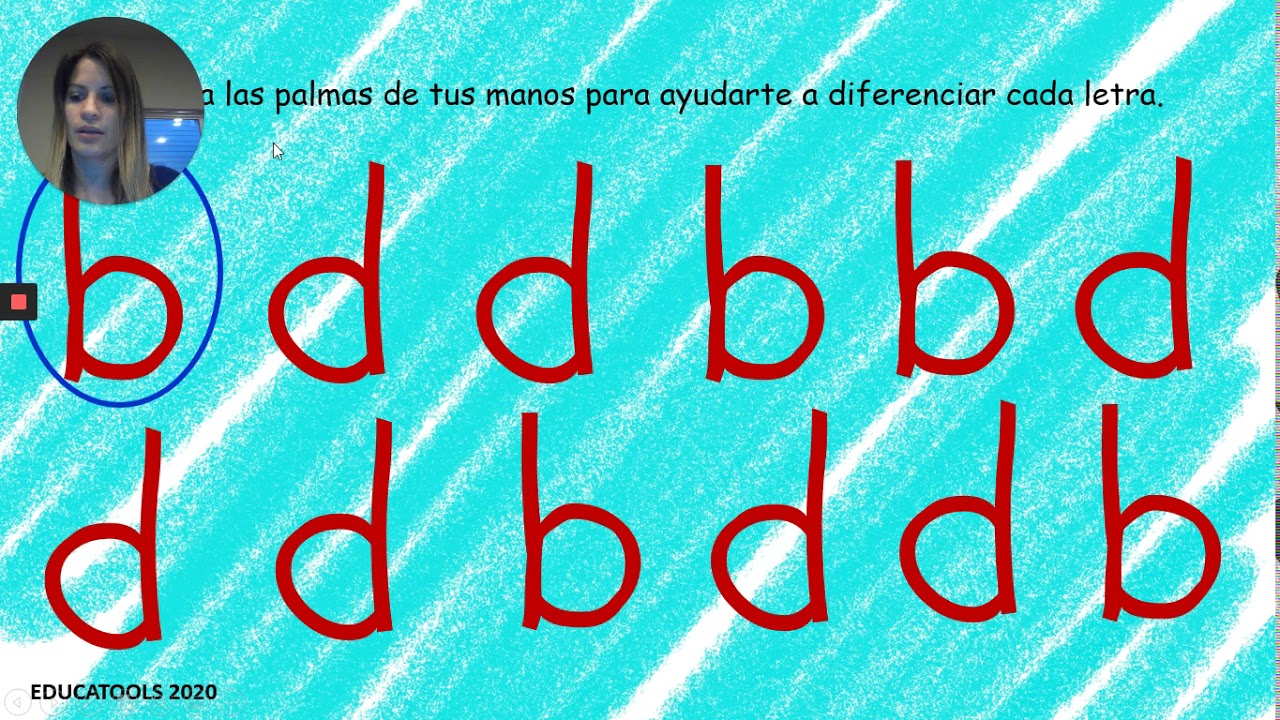 Discriminar entre la letra D y B