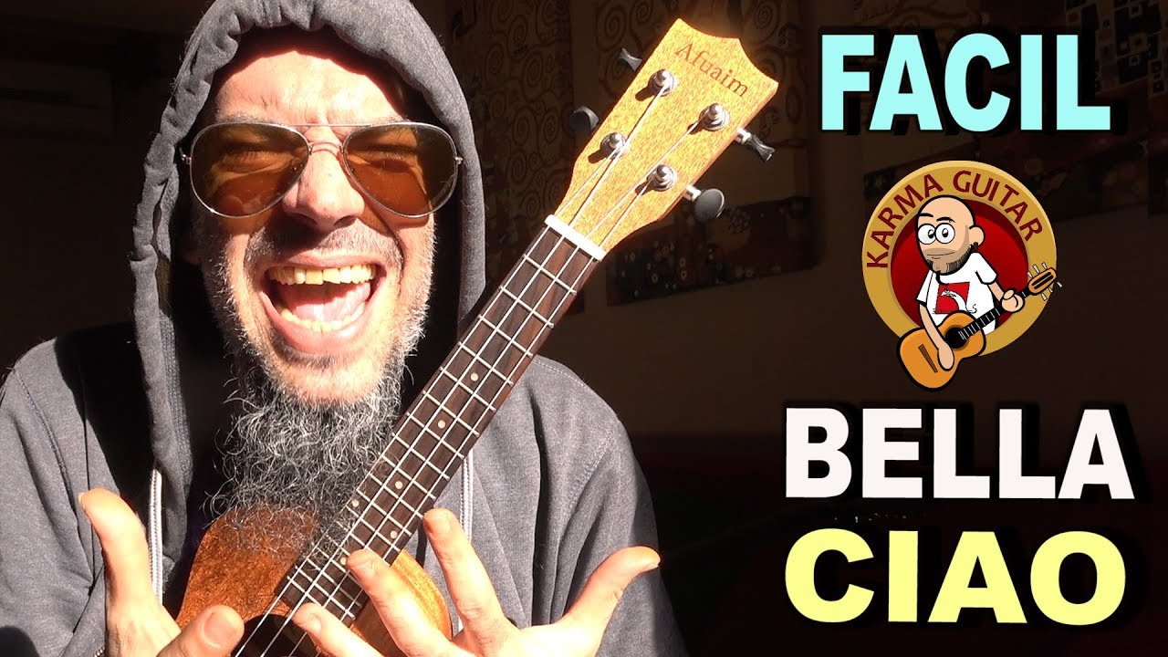 Tutorial MUY FACIL de BELLA CIAO en UKELELE | NOVATOS