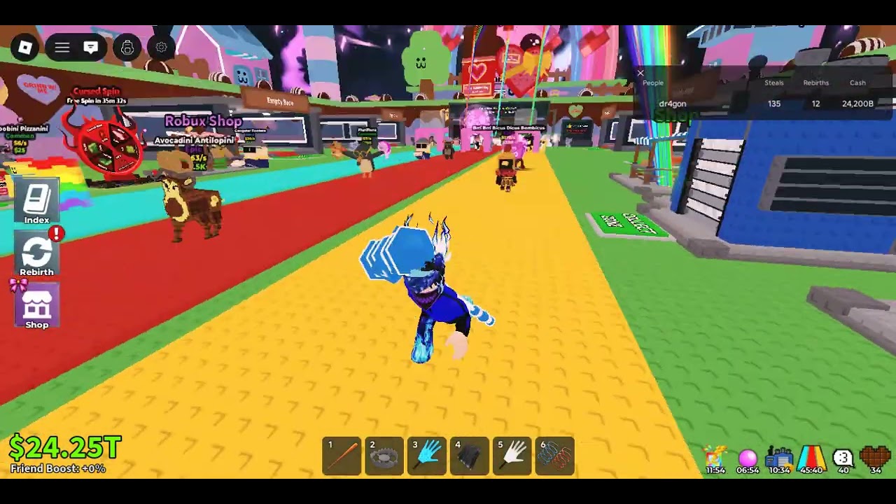 saturday admin abuse (new lucky blocks)