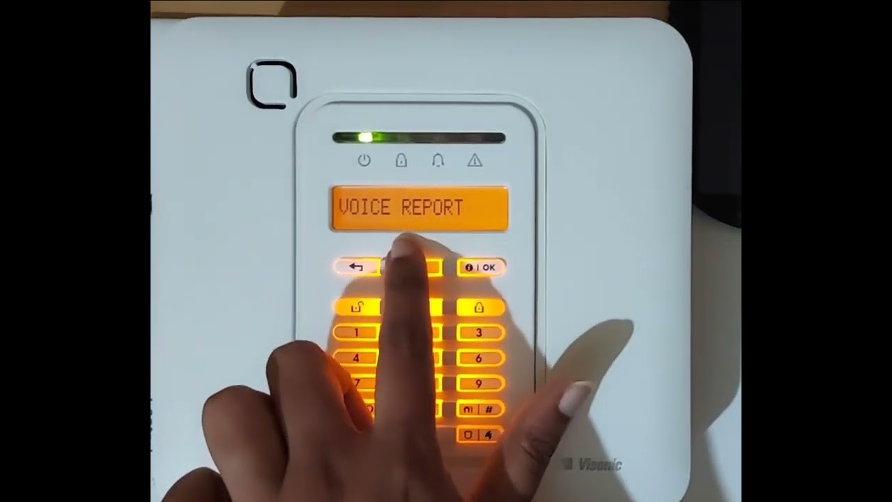 Visonic security system GSM Setting