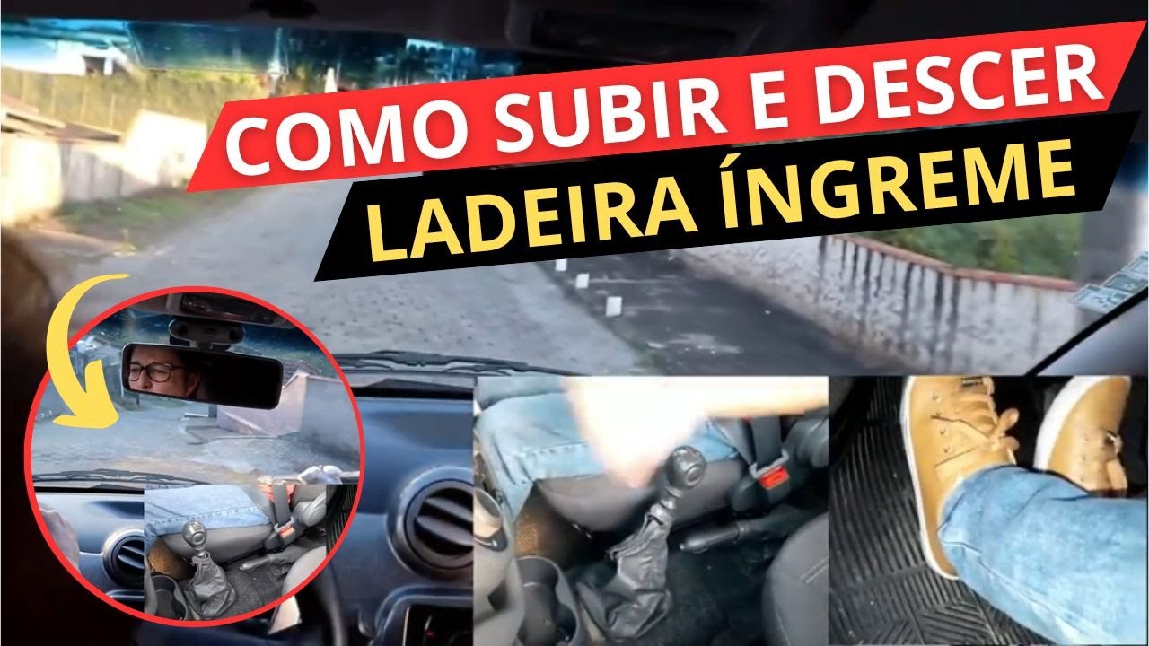 Como SUBIR e DESCER ladeira íngreme CORRETAMENTE!