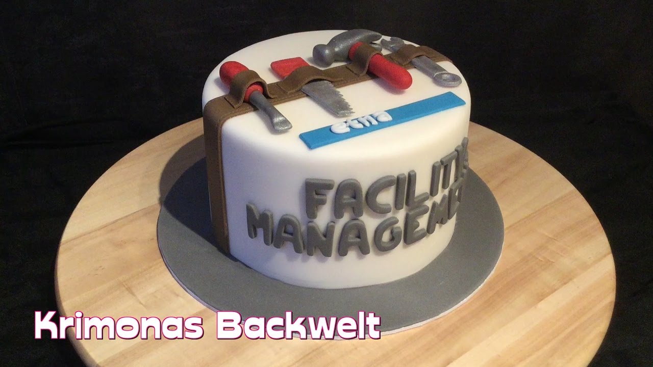 Wie macht man Handwerker - Werkzeug Fondant Torte  / Tool Fondant Cake / Anleitung