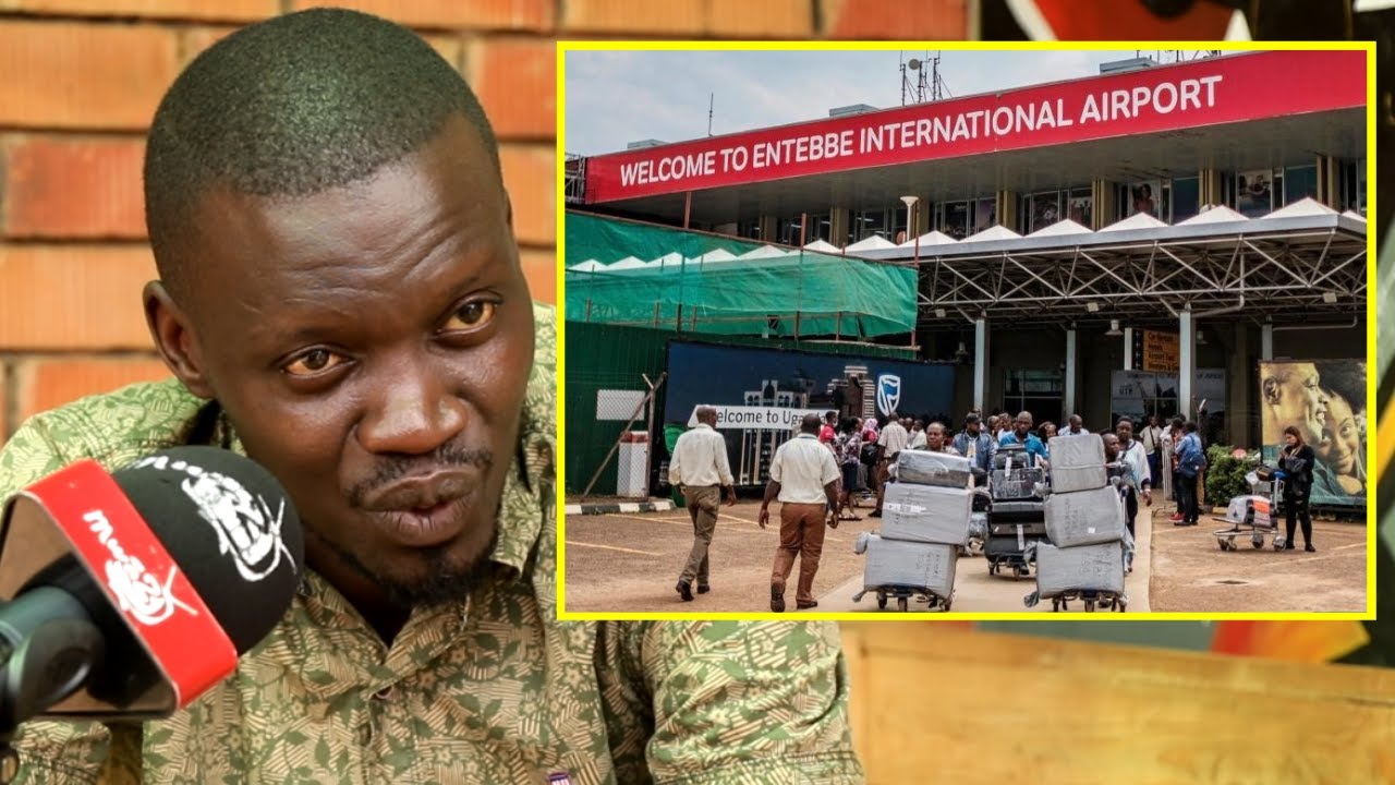 VINCENT LUBWAMA ku China ne Entebbe Airport