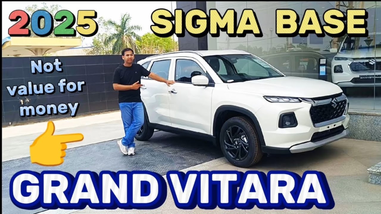 All new grand vitara sigma base model 2025 full walk around review in 10 mins ,11 lakhs ex showroom 