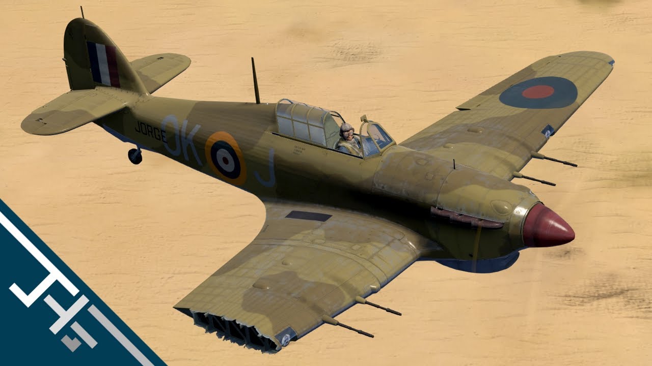 IL-2 Desert Wings: Hurricane Mk IIc/Trop - Failed escort