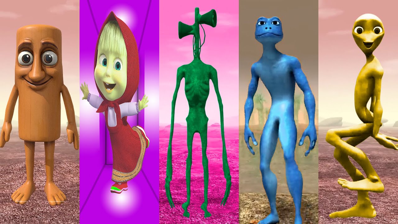 Cartoon heroes battle dance 😎⭐️ Tung tung sahur, Siren Head 😱🔥 Patila } Dametu Cosita