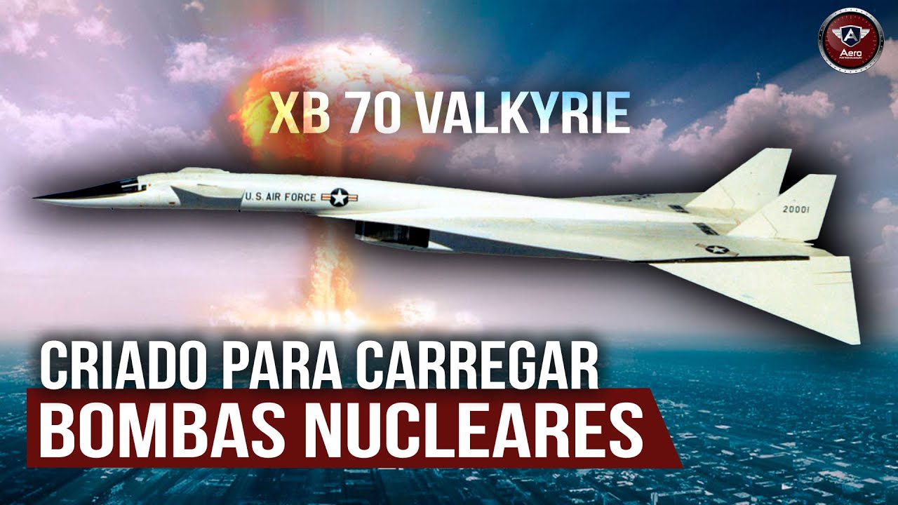 O fracassado BOMBARDEIRO nuclear XB70 - VALKYRIE