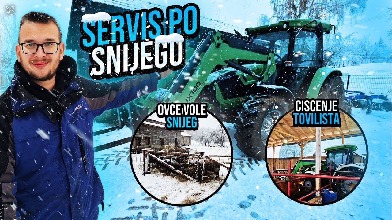 OKOLOKUĆNI POSLOVI #53 - RADIMO SERVIS PO NAJVEĆEM SNIJEGU & ČISTIMO NOVO TOVILIŠTE!!